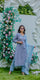 Blue Printed Cotton Kurta Pant Set with Dupatta