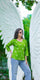 Green Handblock Printed Cotton Top