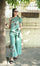 Sea Green Leaf Embroidered Co-ord Set For girls & women