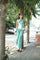 Sea Green Leaf Embroidered Co-ord Set For girls & women