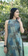 Teal Halter Neck Cotton Kurti Set