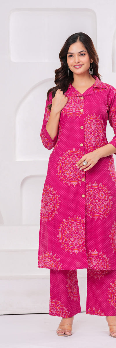 Mandala Magic Straight Kurta Pant Set in 5 Shades