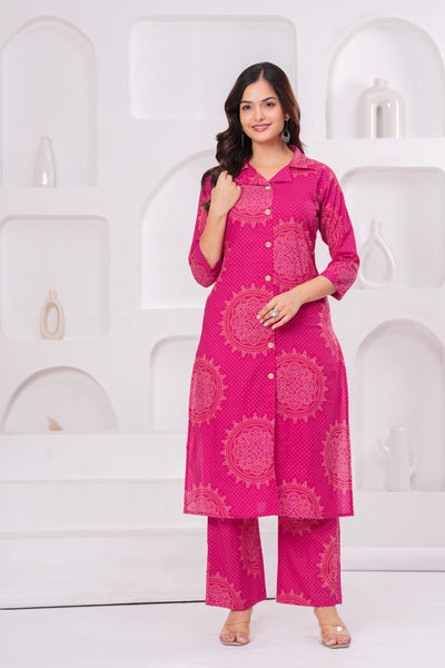 Mandala Magic Straight Kurta Pant Set in 5 Shades
