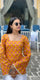 Mustard Buti Cotton Kurti – Back Dori