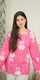 Roselle Bloom Cotton Top – Pink