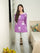 Roselle Bloom Cotton Top – Lavender