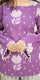 Roselle Bloom Cotton Top – Lavender