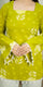 Roselle Bloom Cotton Top – Lime Green