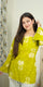 Roselle Bloom Cotton Top – Lime Green