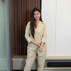 Ivory Poplin Co-ord Set