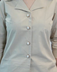 Ivory Poplin Co-ord Set