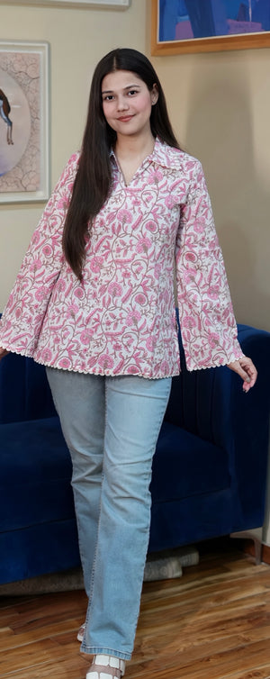 Ethnic Aura Cotton Kurti