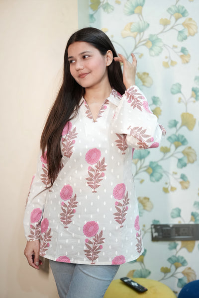 Heritage Weave Cotton Kurti
