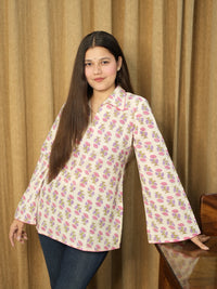 Artisan Stripe Cotton Kurti