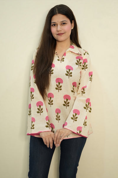Classic Pattern Cotton Kurti
