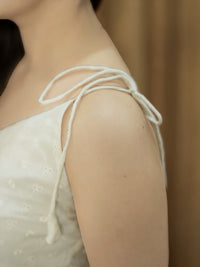 Snow Bloom Cotton Dress