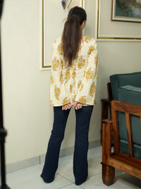 Floral Grace Cotton Kurti