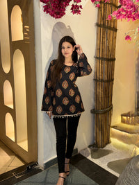 Petal Bloom Cotton Kurti