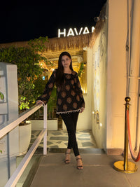 Petal Bloom Cotton Kurti