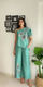 Sea Green One Shoulder Cotton Cord Set