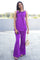 Ultraviolet Sleeveless Flare 2-Piece Set