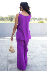 Ultraviolet Sleeveless Flare 2-Piece Set