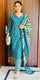 Teal Buti Straight Kurta 3-Piece Set