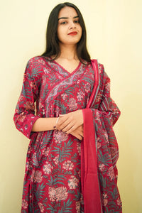Ruby Rose Angrakha 3-Piece Kurta Set