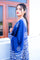 Indigo Ajrakh Straight Kurta 3-Piece Set